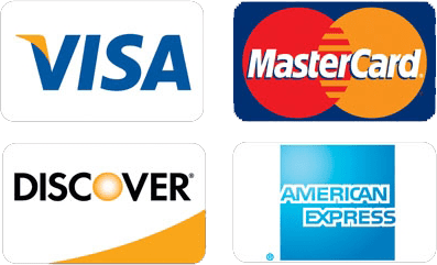 credit card logos face view