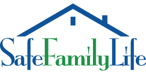 safe family life logo protecting family home